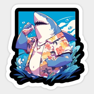 cool shark Sticker